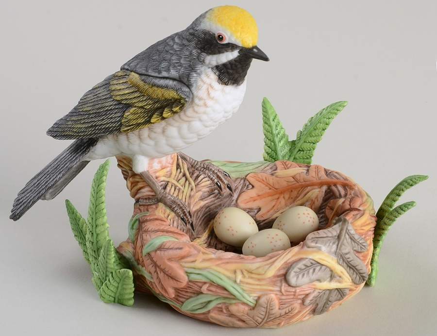 Garden Birds Golden-Winged Warbler - No Box by Lenox-1