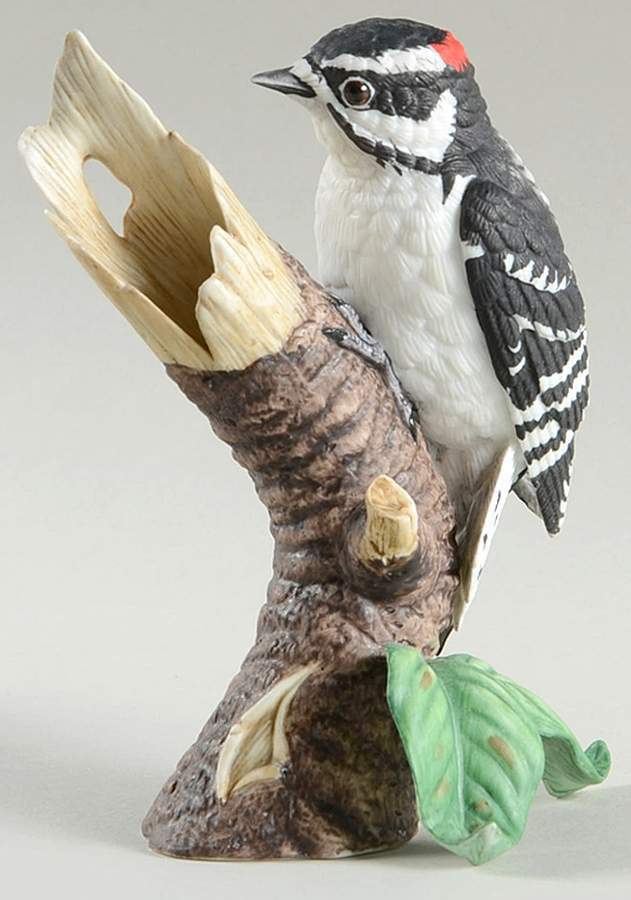 Garden Birds Downy Woodpecker - No Box by Lenox-1