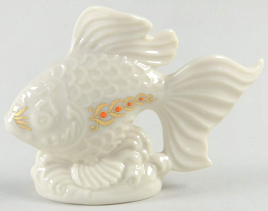 China Jewels Figurines Gold Fish - Boxed by Lenox-1