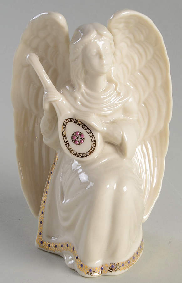 China Jewels Figurines Angel With Lute - No Box by Lenox-1