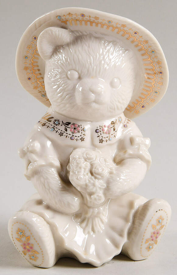 China Jewels Figurines Teddy Bear - No Box by Lenox-1