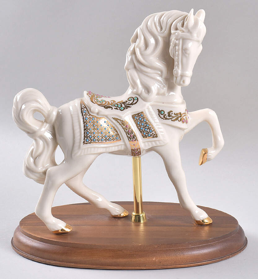 China Jewels Figurines Carousel Horse - Boxed by Lenox-1