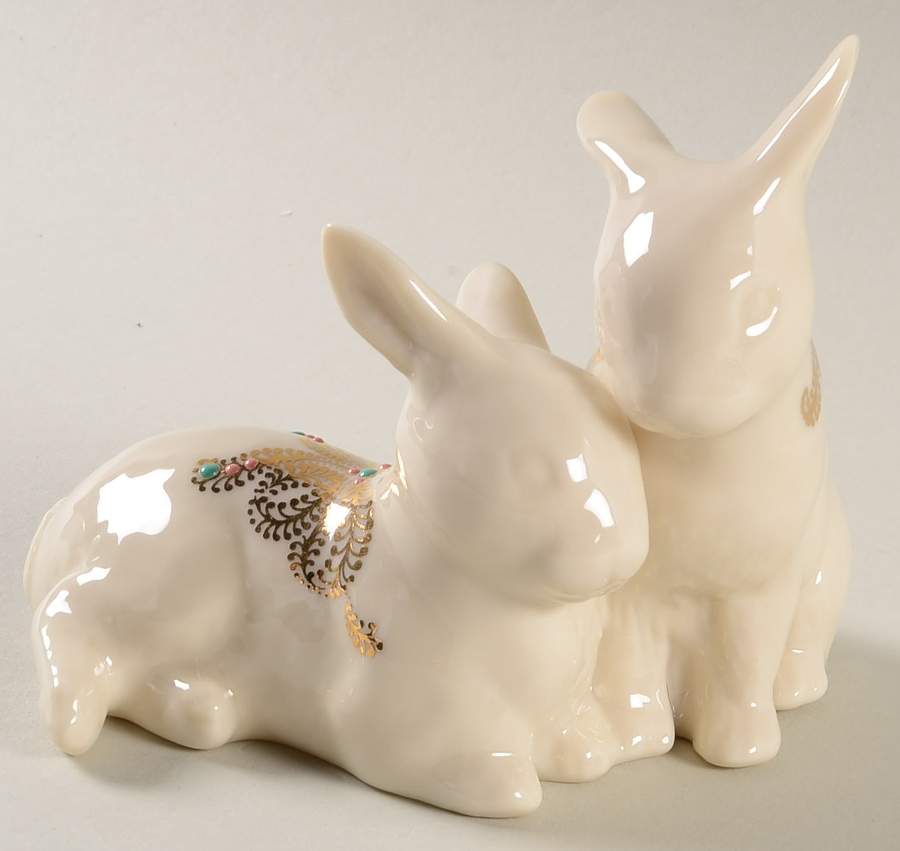 China Jewels Figurines Bunnies - Boxed by Lenox-1