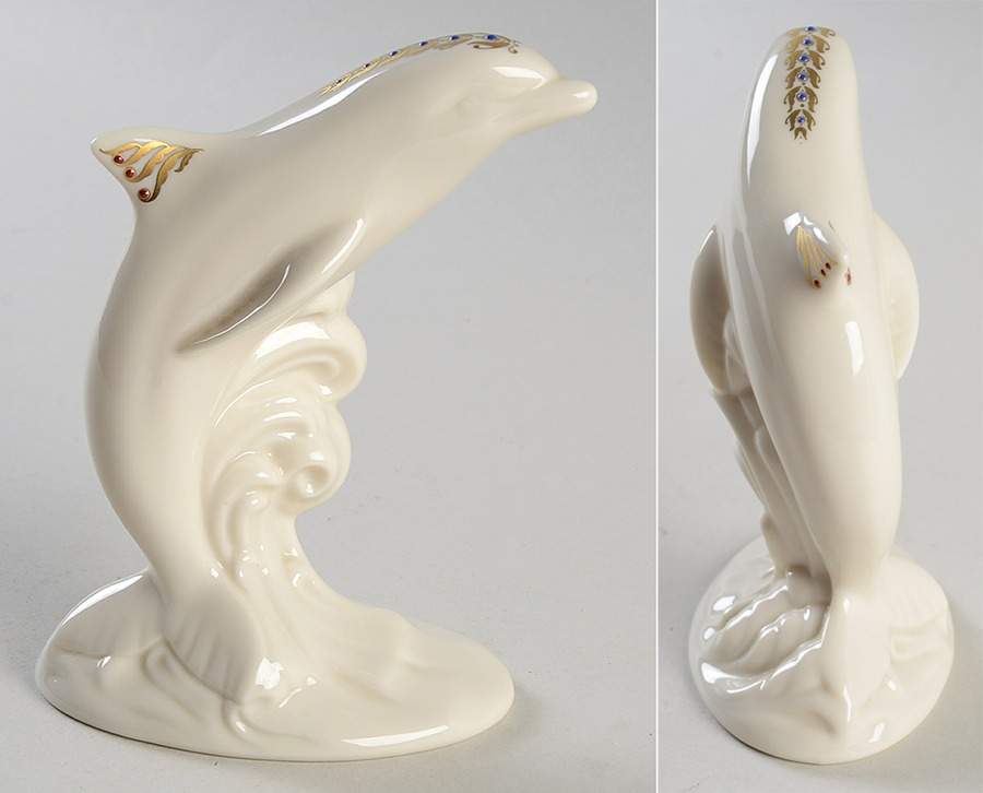 China Jewels Figurines Dolphin-Head Up - Boxed by Lenox-1