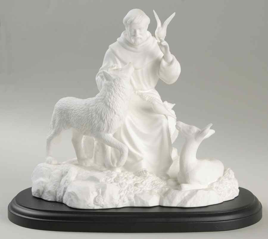 Religious St Francis Of Assisi-White - Boxed by Lenox-1