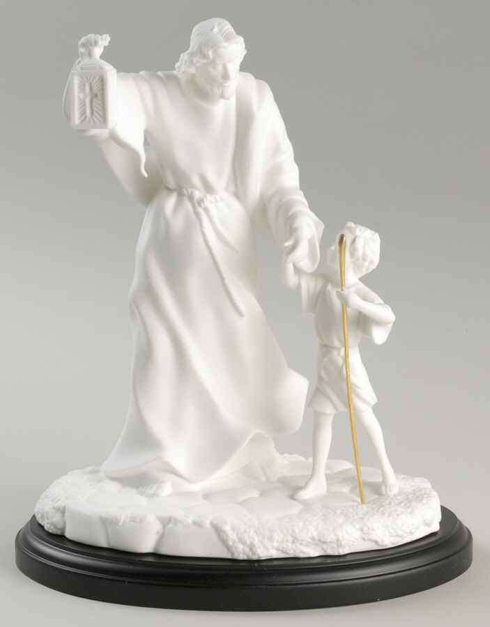 Religious Light Of The World W/ Gold Staff - No Box by Lenox-1