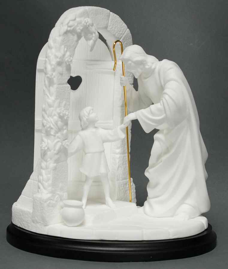Religious Knocking At Hearts Door-White - Boxed by Lenox-1