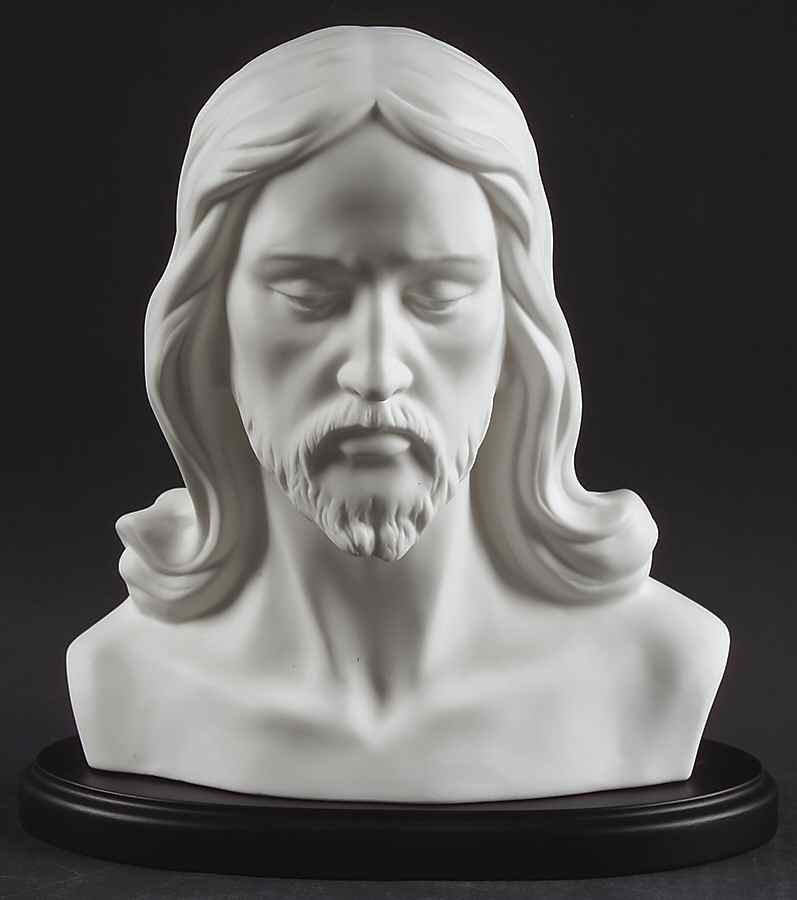 Religious Portrait Of Christ W/Wooden Base - No Box by Lenox-1