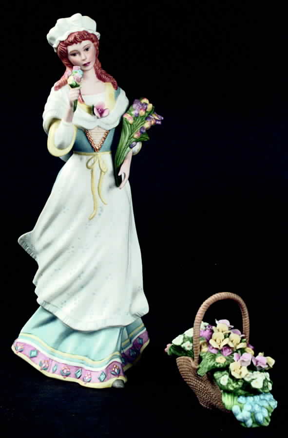 Street Crier Collection French Flower Maiden - No Box by Lenox-1
