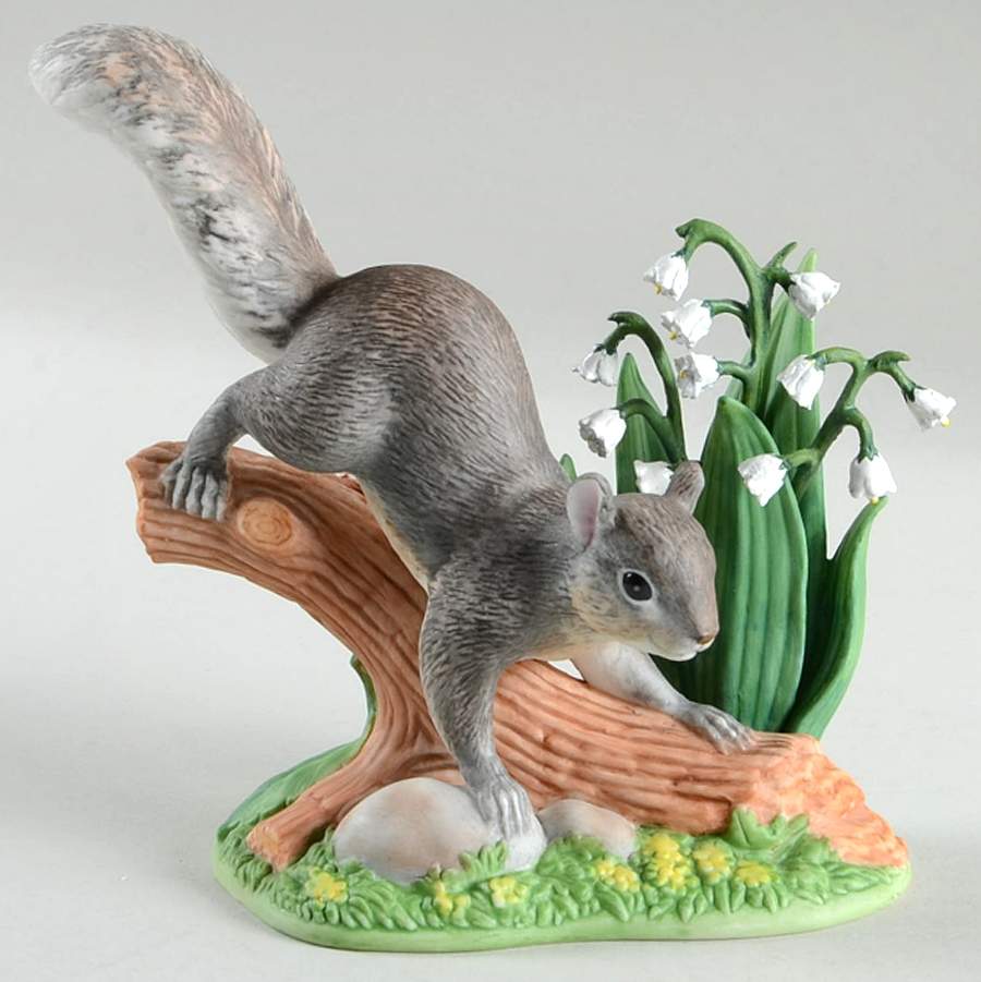 Woodland Animals Friendly Frolic-Gray Squirrel - No Box by Lenox-1