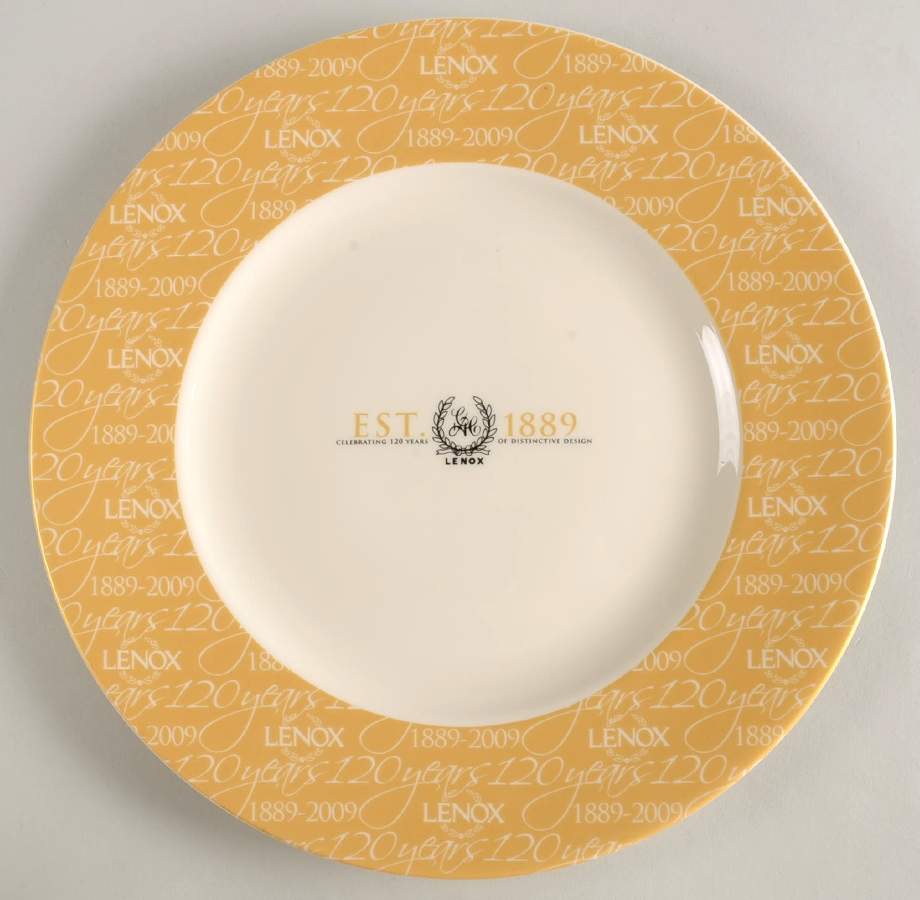 Lenox Commemorative Plates 120th Year Anniversary Commemorative - No Box by Lenox-1