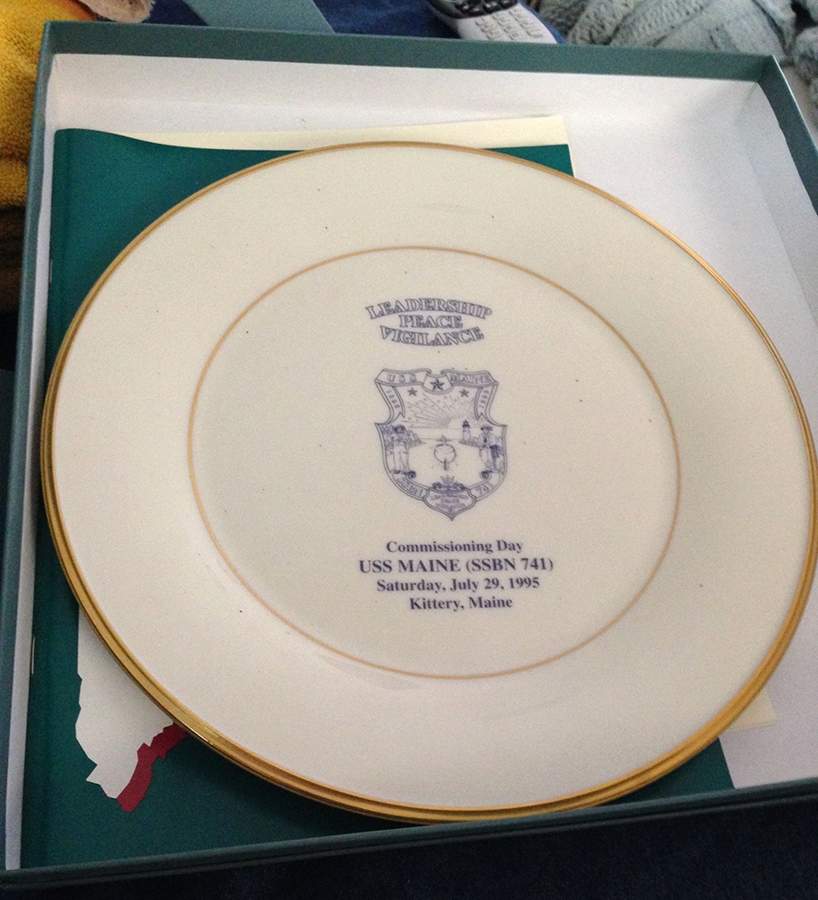 Lenox Commemorative Plates Commissioning Of The Uss Maine - Boxed by Lenox-1