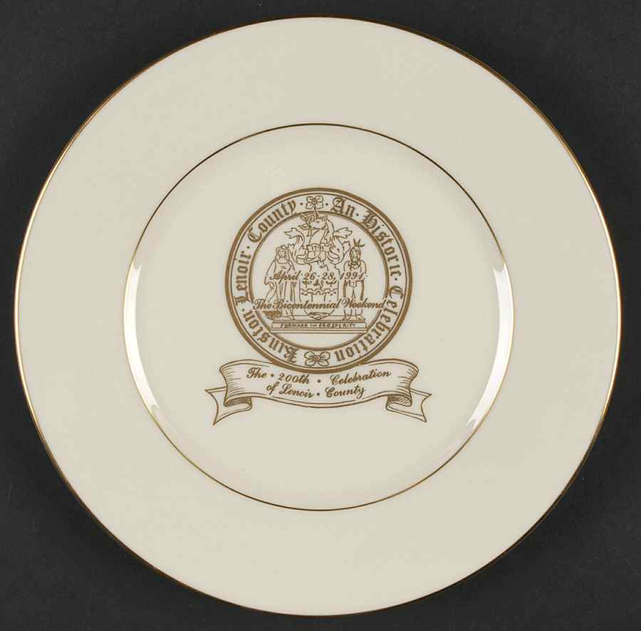 Lenox Commemorative Plates Lenoir County 200th Annv Plate - Boxed by Lenox-1