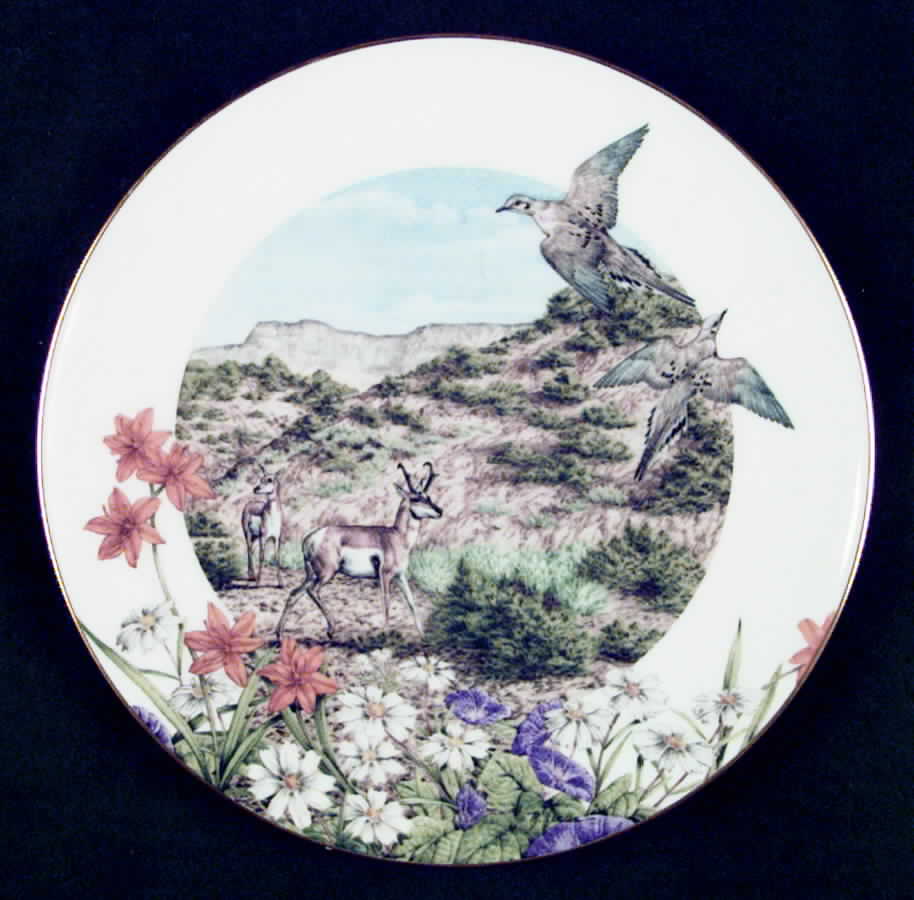 Americas Alamanac Autumn Blooms Along The Santa Fe Trail - No Box by Lenox-1