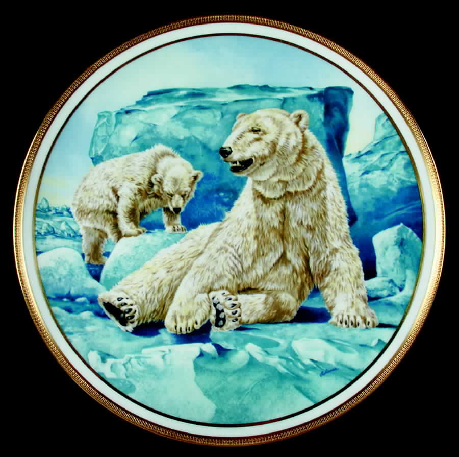 American Wildlife Polar Bears - No Box by Lenox-1