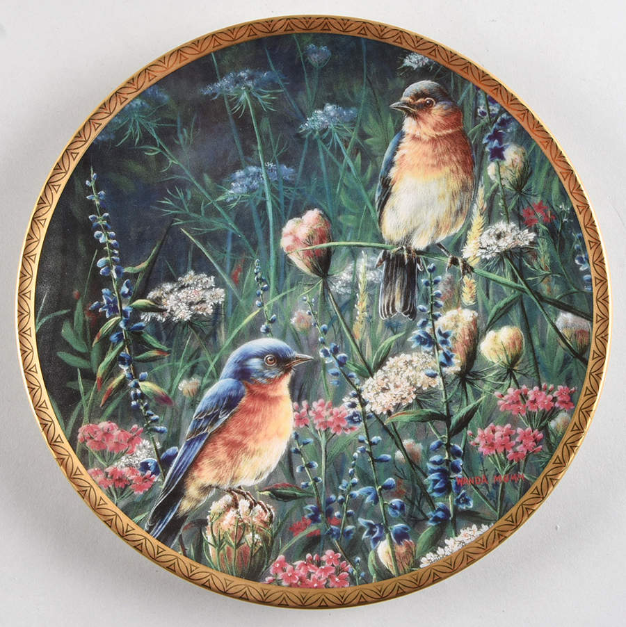 Birds of The Garden Bluebird Haven - No Box by Lenox-1