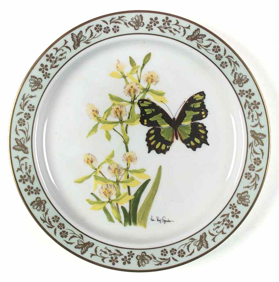Butterflies & Flowers Malachite Butterfly And Orchid - Boxed by Lenox-1