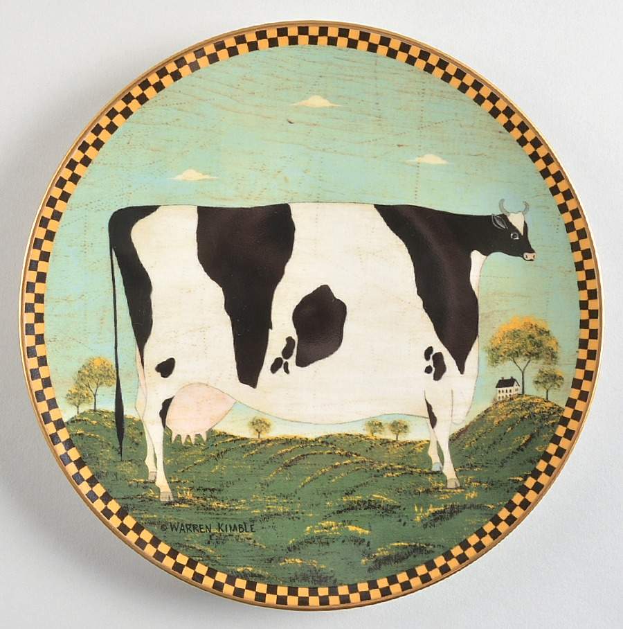 Barnyard Animals Holstein Cow - No Box by Lenox-1