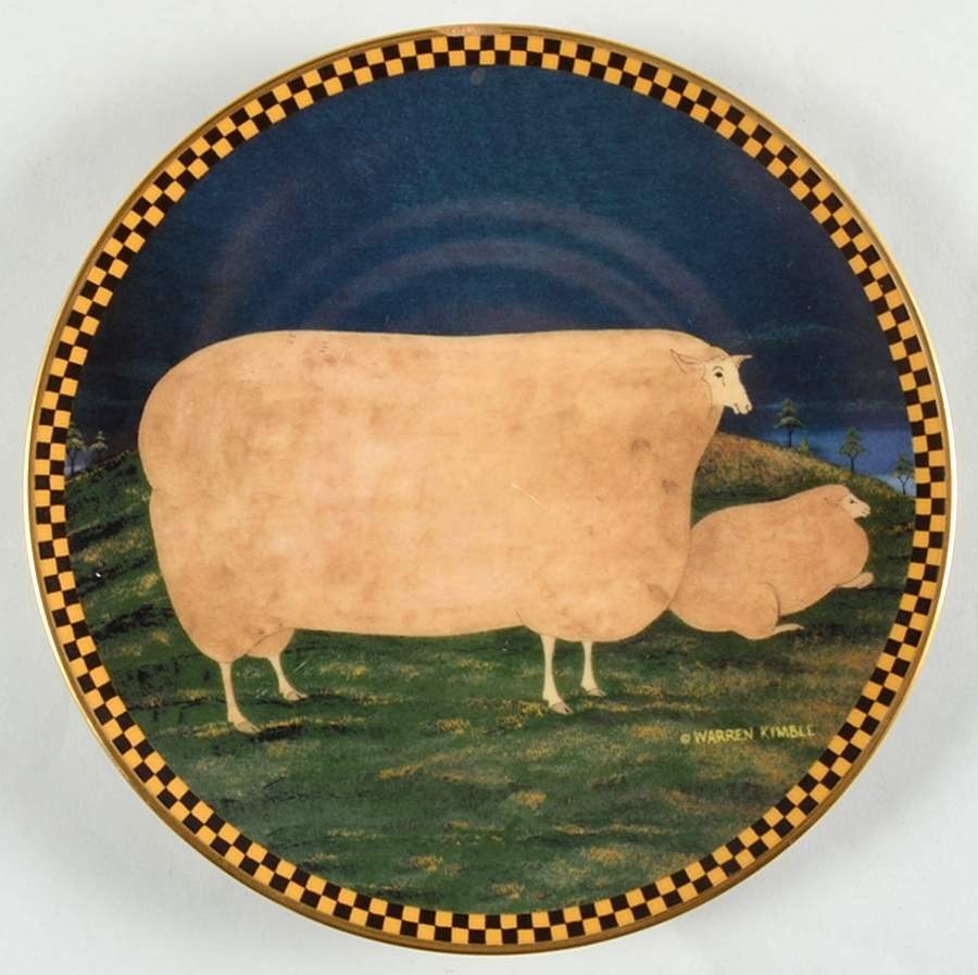 Barnyard Animals Wool Gathering Sheep - No Box by Lenox-1