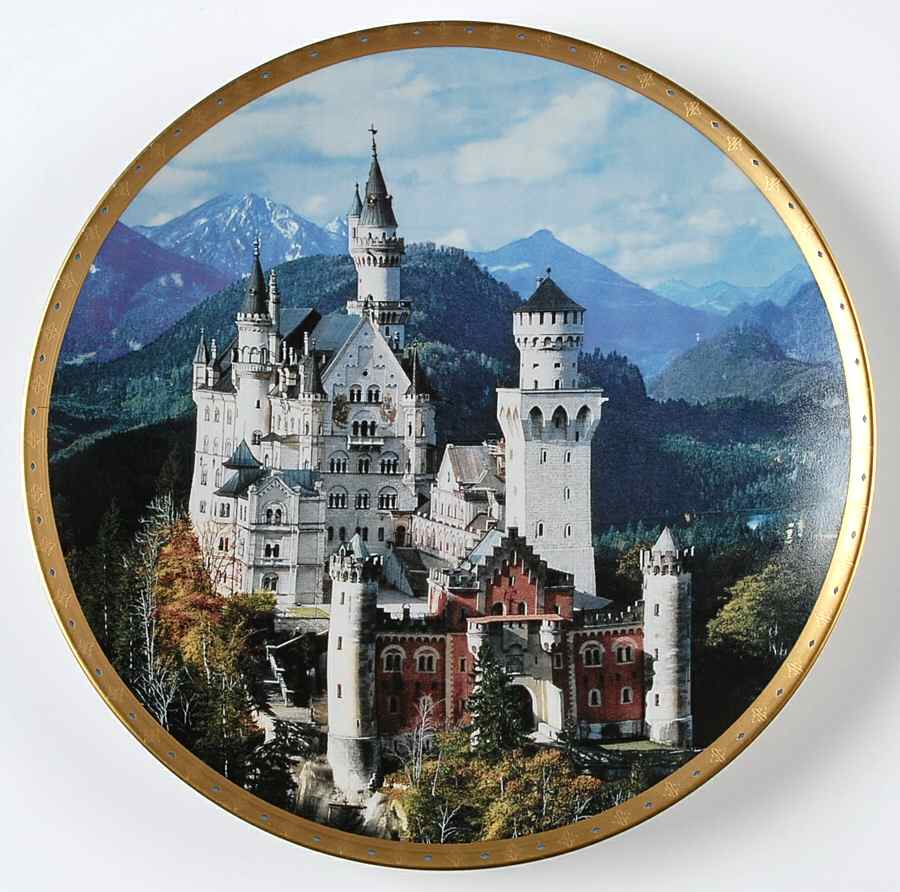 Great Castles of World Neuschwanstein Castle - No Box by Lenox-1