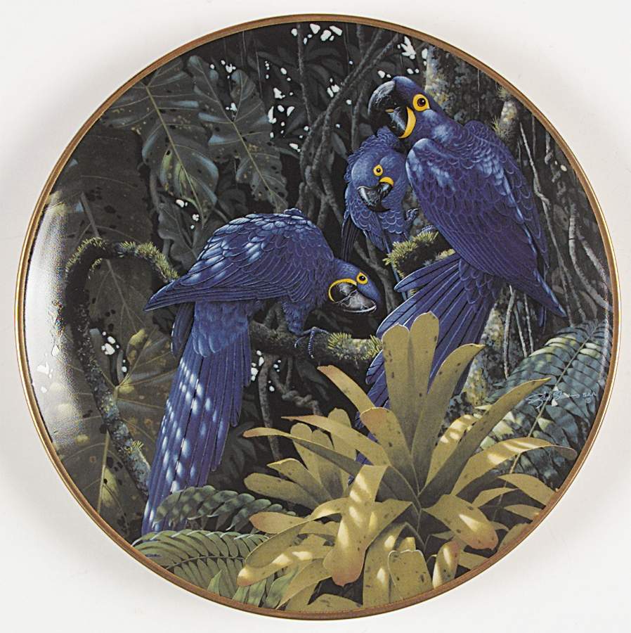 Miracles of The Rainforest Hyacinth Macaws - Boxed by Lenox-1