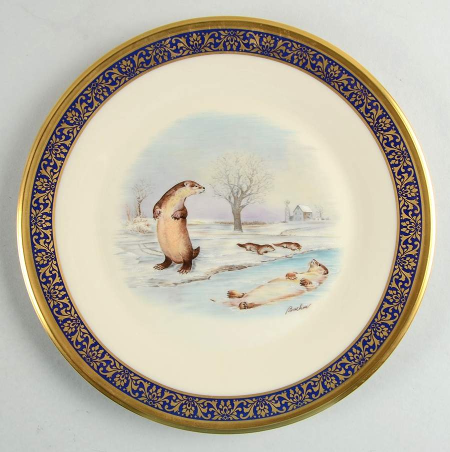 Woodland Wildlife River Otters - No Box by Lenox-1