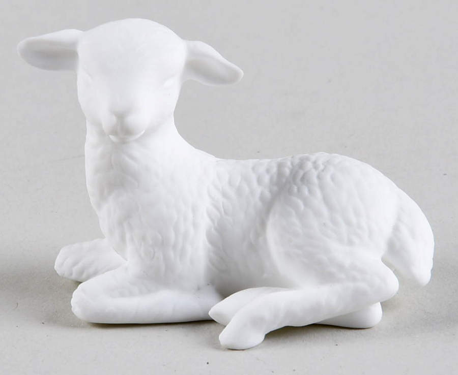 Lenox Nativity-White Lamb-Lying - No Box by Lenox-1