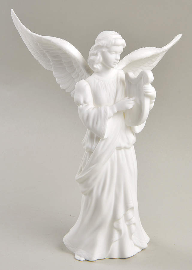 Lenox Nativity-White Angel With Lyre - No Box by Lenox-1