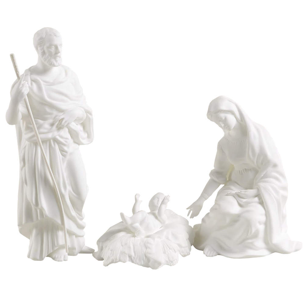 Lenox Nativity-White Holy Family-Set Of 3 - With Box by Lenox-1