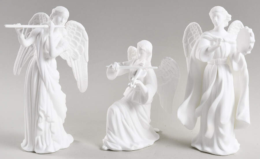 Lenox Nativity-White Angelic Melody-Set Of 3 - With Box 53 by Lenox-1
