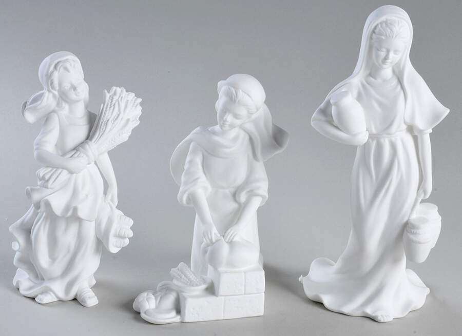 Lenox Nativity-White Morning Chores-Set Of 3 - Boxed by Lenox-1
