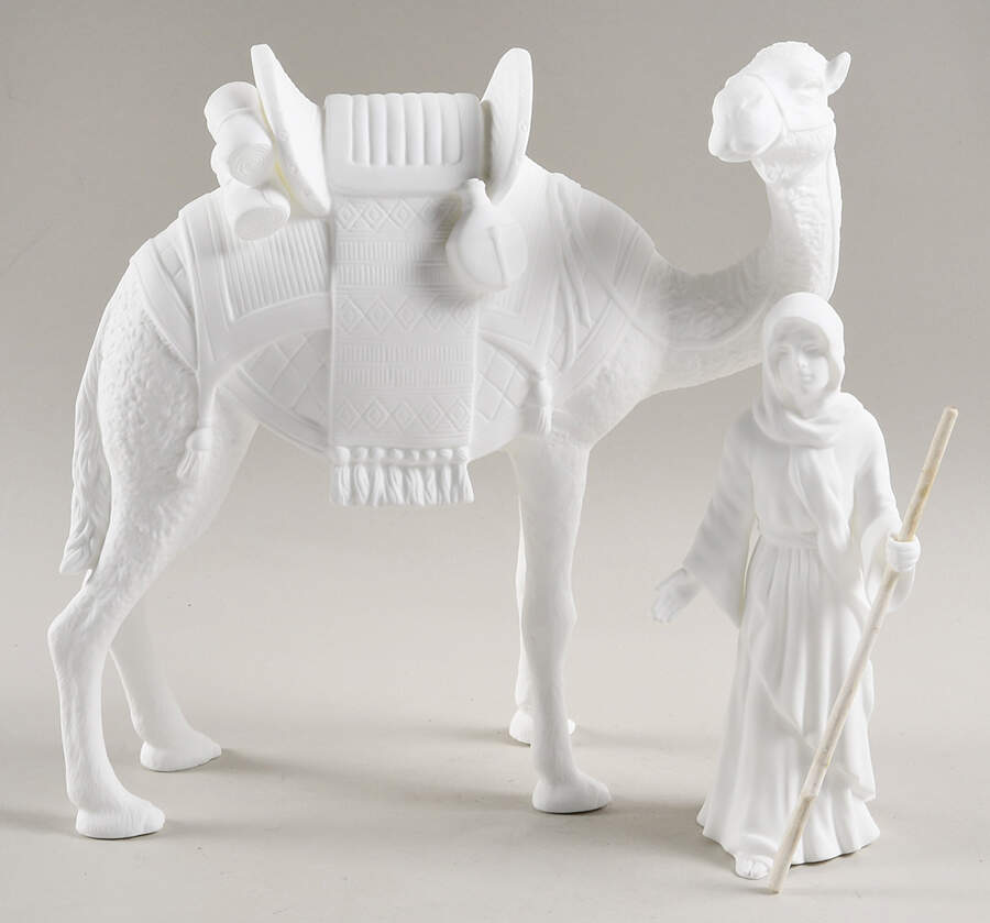 Lenox Nativity-White Camel And Driver-Set Of 2 - Boxed by Lenox-1