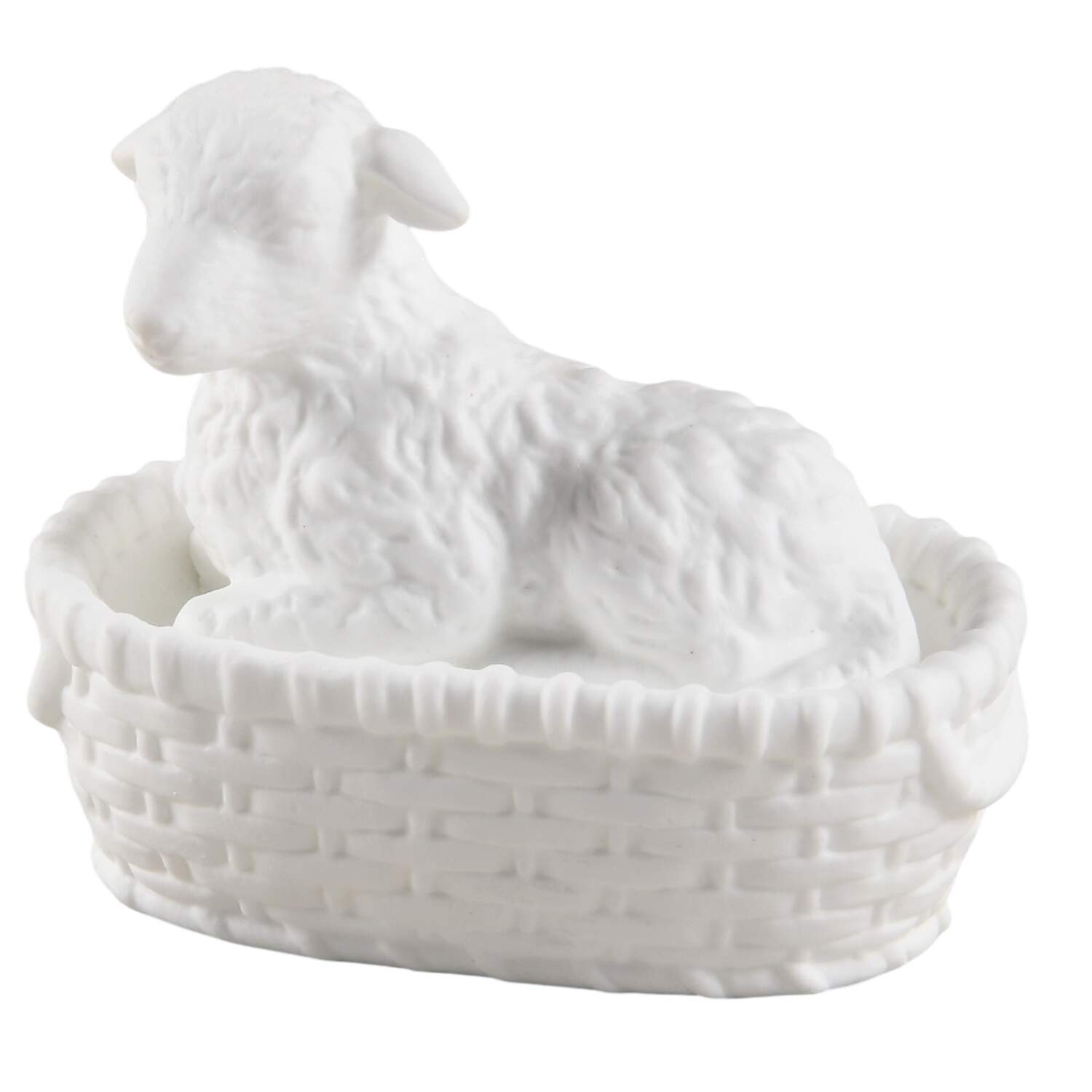 Lenox Nativity-White Lamb In Basket - No Box 66c by Lenox-1