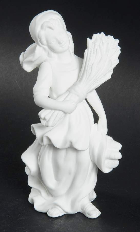 Lenox Nativity-White Girl Carrying Wheat & Bread - No Box 61c by Lenox-1