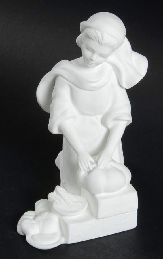 Lenox Nativity-White Girl Kneeding Dough - No Box 61a by Lenox-1