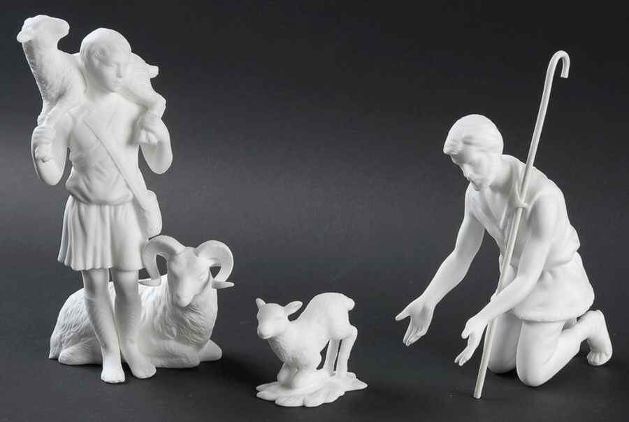 Lenox Nativity-White Shepherds-Set Of 3 - Boxed by Lenox-1