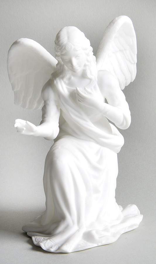 Lenox Nativity-White Angel Kneeling On One Knee - No Box by Lenox-1