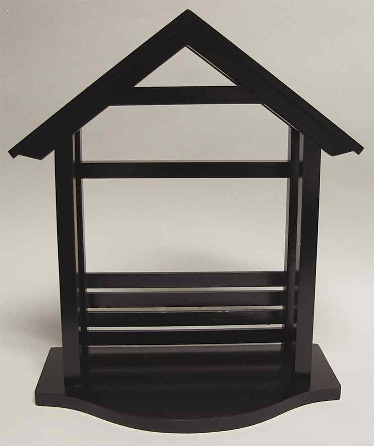 China Jewels Nativity Creche-Small 16 1/2" H X 7 1/2" D - Creche/Stable-Wood by Lenox-1