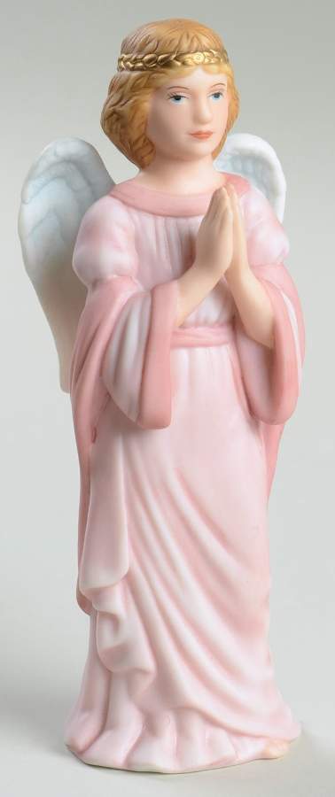 Renaissance Nativity Angel-Praying - No Box by Lenox-1