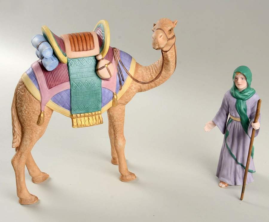Renaissance Nativity Camel & Driver-Set Of 2 - Boxed by Lenox-1