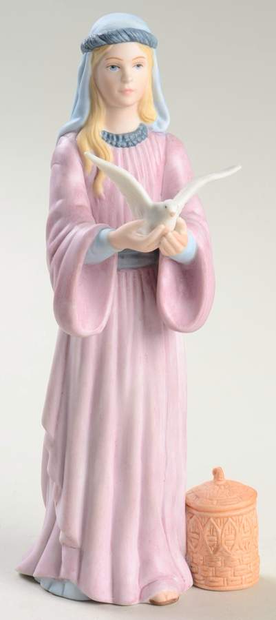 Renaissance Nativity Dove Seller-Townspeople - No Box 37a by Lenox-1