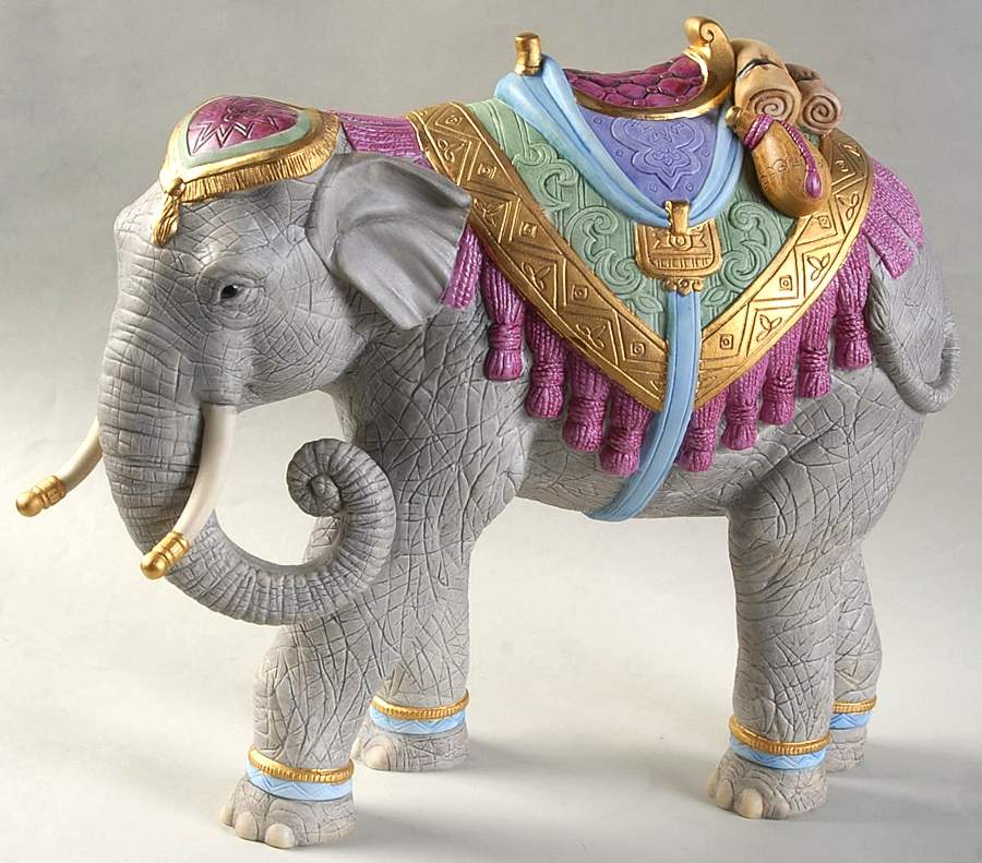 Renaissance Nativity Elephant Only - No Box by Lenox-1