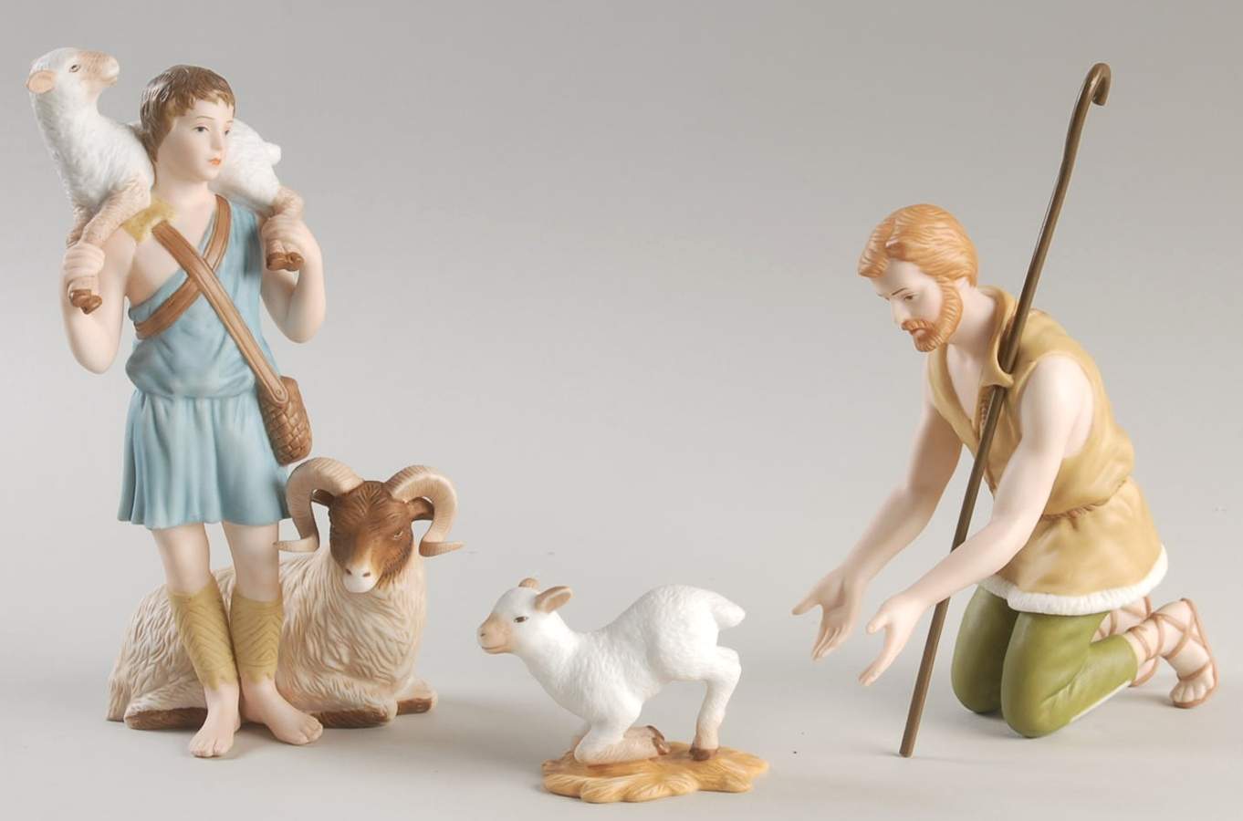 Renaissance Nativity Shepherds-Set Of 3 - Boxed by Lenox-1
