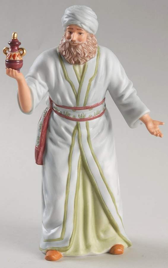 Renaissance Nativity Bazaar Merchant - No Box by Lenox-1
