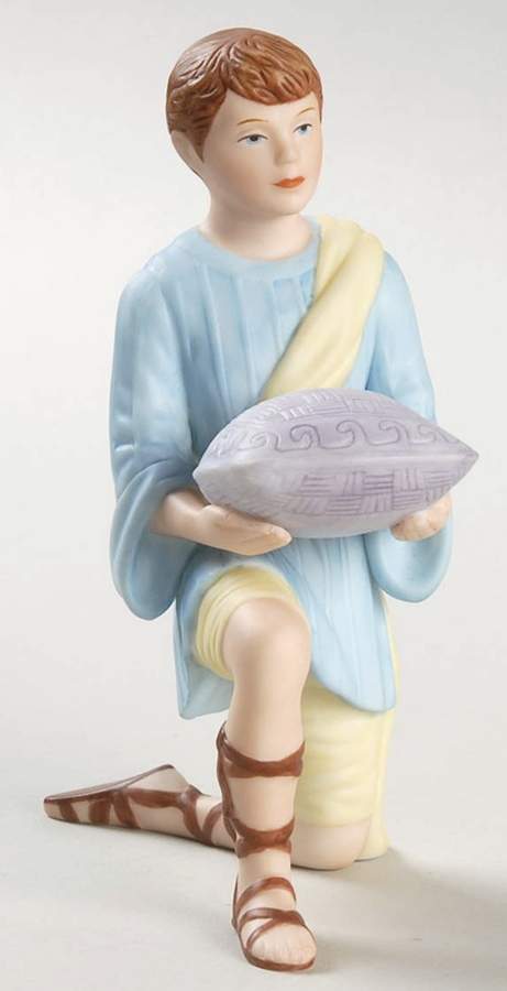 Renaissance Nativity Boy Kneeling With Pillow Only - No Box by Lenox-1
