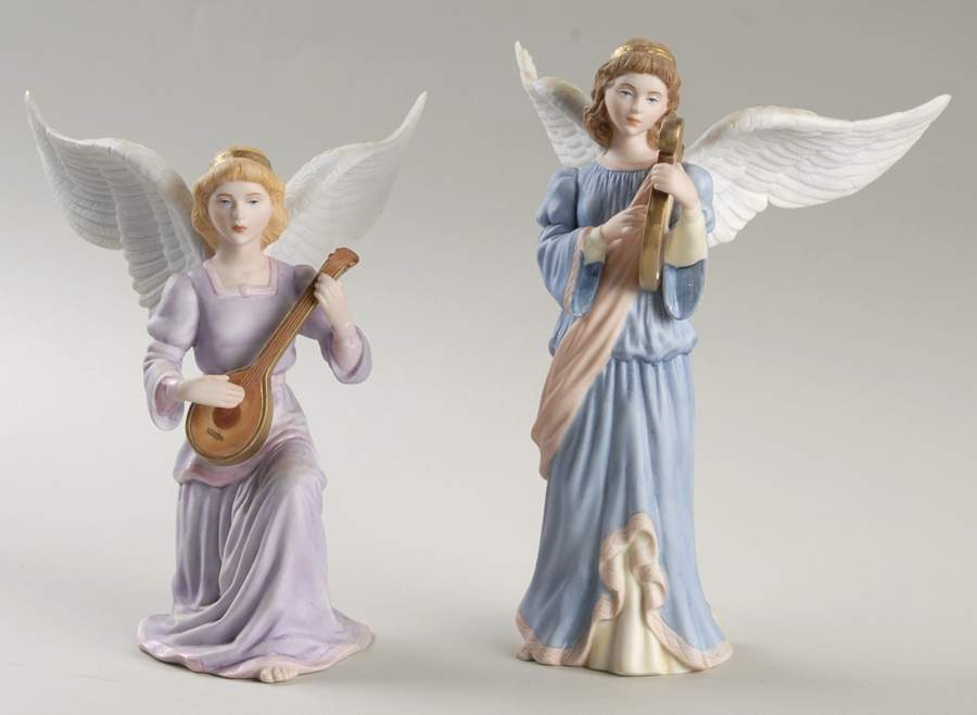 Renaissance Nativity Angels Of Harmony-Set Of 2 - Boxed by Lenox-1