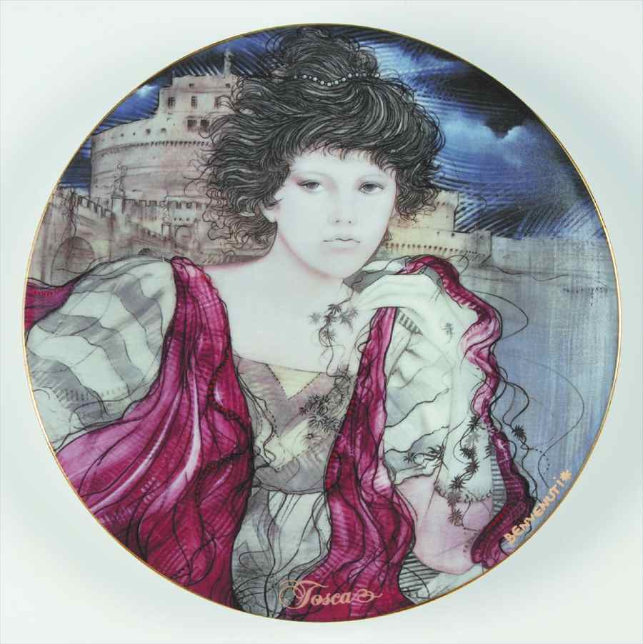Women of Puccini Tosca - Boxed by Le Porcellaine Fontana-1