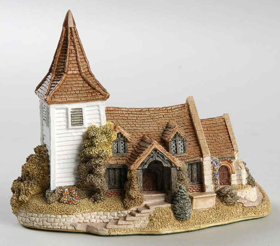 English Cottages Greensted Church - Boxed by Lilliput Lane-1