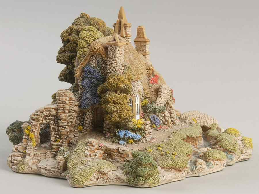 English Cottages Convent In The Woods - With Box by Lilliput Lane-1