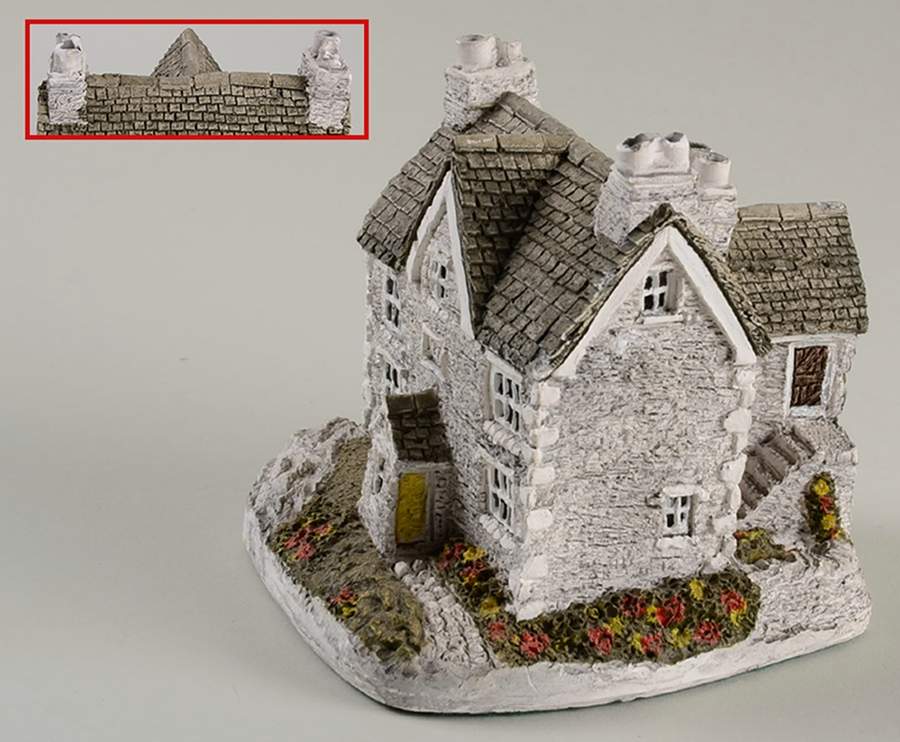 English Cottages Lakeside House-17 Windows,6 Roof Tiles - With Box Bx353 by Lilliput Lane-1
